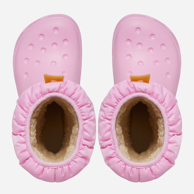 Śniegowce dziecięce dla dziewczynki ocieplane Crocs Classic Neo Puff Boot T 207683-6XQ 27-28 Jasnoróżowe (196265749485) - obraz 5