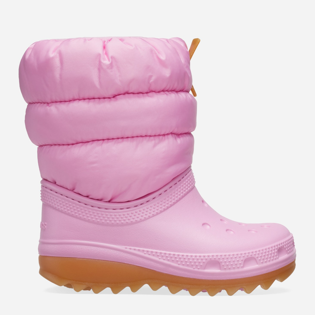 Дитячі зимові чоботи-дутики для дівчинки Crocs Classic Neo Puff Boot T 207683-6XQ 24-25 Рожеві (196265749539) - зображення 1