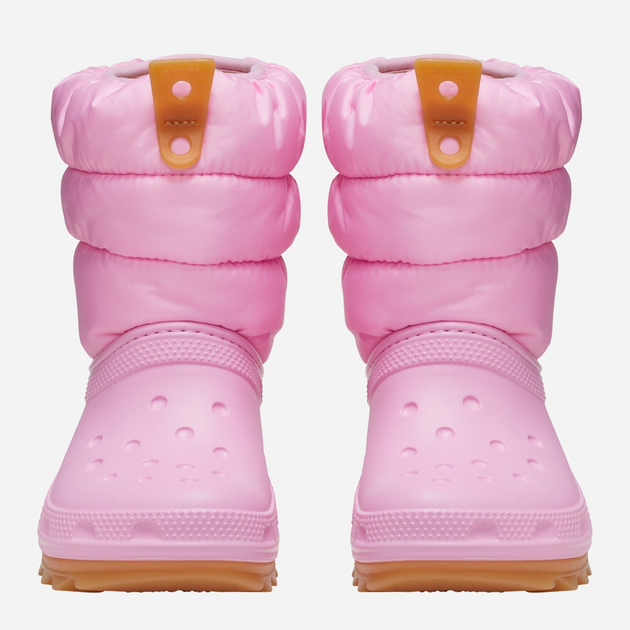 Śniegowce dziecięce dla dziewczynki ocieplane Crocs Classic Neo Puff Boot T 207683-6XQ 24-25 Jasnoróżowe (196265749539) - obraz 4