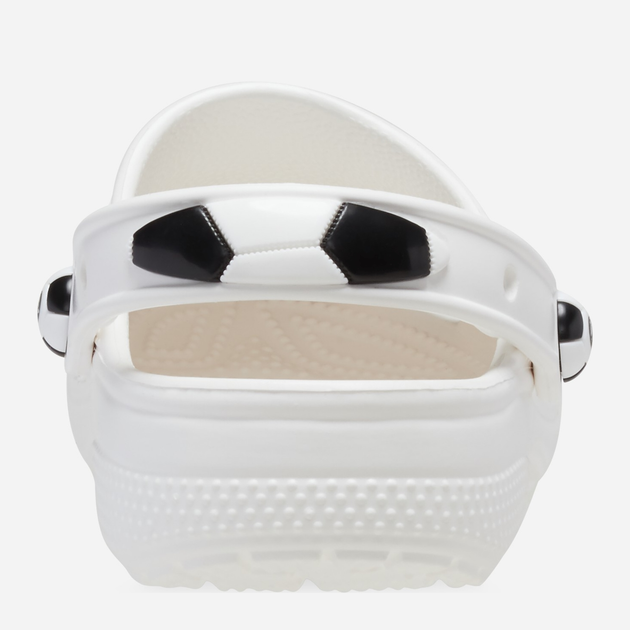 Дитячі крокси-сабо для хлопчика Crocs Classic Soccer Ball clog Kids T 210023-103 27-28 Білі (196265758814) - зображення 5