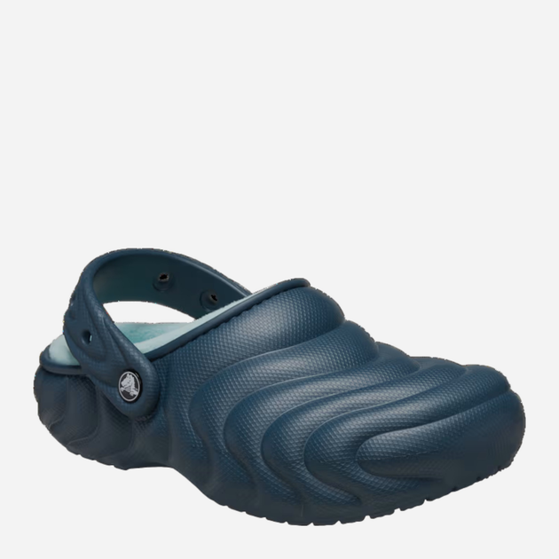 Chodaki męskie ocieplane Crocs Classic Lined Overpruff Clog 210059-48I 46-47 Szmaragdowe (196265760183) - obraz 2