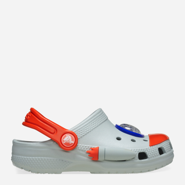 Дитячі крокси для хлопчика Crocs Classic Rocket Ship Clog T 210359-1NM 23-24 Сірі (196265776085) - зображення 1