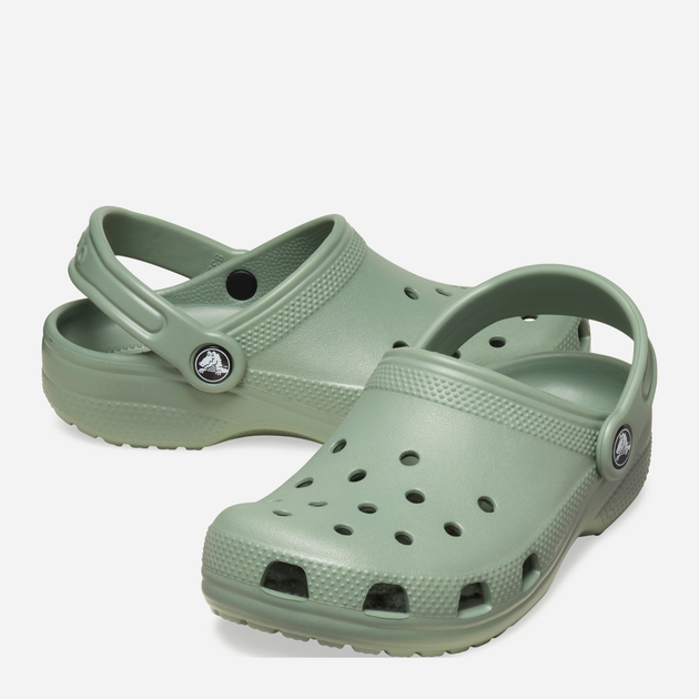 Chodaki chłopięce Crocs Classic Kids Clog K 206991-308 34-35 Jasnozielone (196265800520) - obraz 3