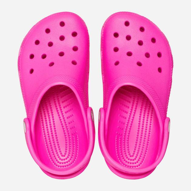 Дитячі крокси-сабо для дівчинки Crocs Classic Kids Clog K 206991-6TW 28-29 Рожеві (196265800650) - зображення 4