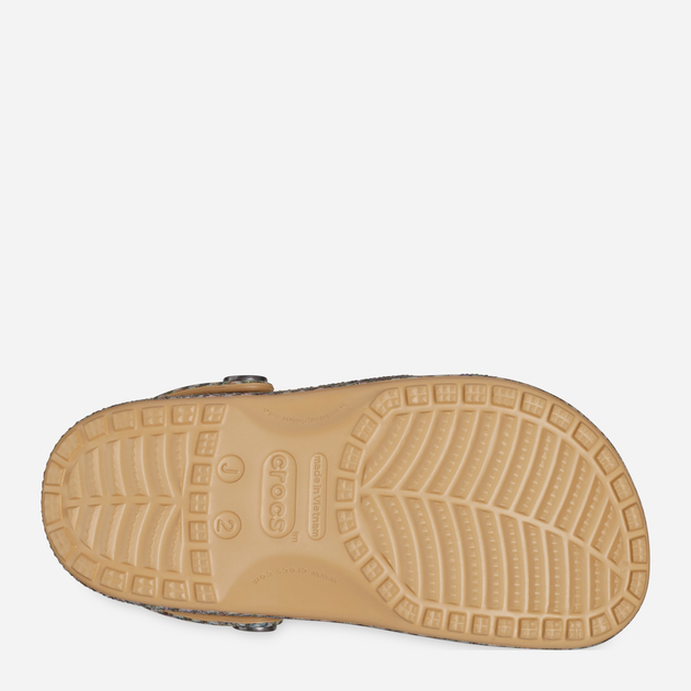 Дитячі крокси-сабо для хлопчика Crocs Classic Tweed Clog K 210799-209 30-31 Світло-коричневі (196265856718) - зображення 6