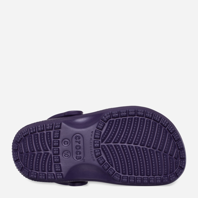 Дитячі крокси-сабо для хлопчика Crocs Classic Kids Clog T 206990-5AS 27-28 Темно-фіолетові (196265875665) - зображення 6