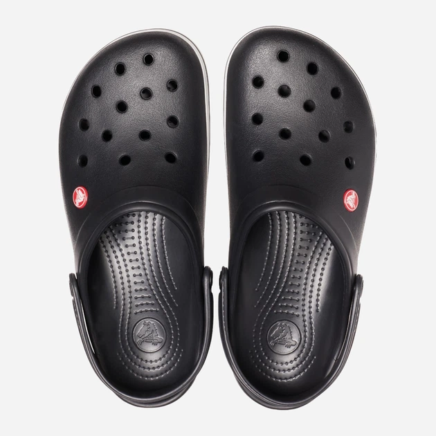 Chodaki damskie Crocs Crocband 11016-001 37-38 Czarne (883503475939) - obraz 4