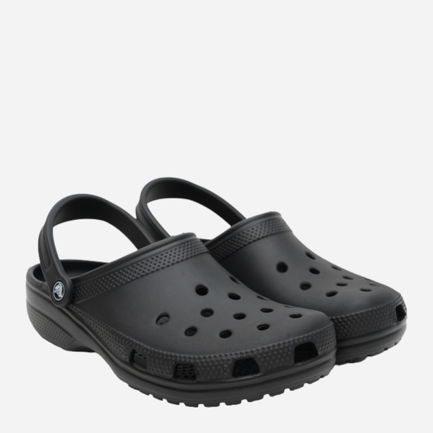 Чоловічі крокси Crocs Classic Clog 10001-001 46-47 (M12) 28.8 см Чорні (841158002498) - зображення 2