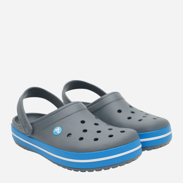 Chodaki męskie Crocs Crocband 11016-07W 46-47 Szare (883503836891) - obraz 2