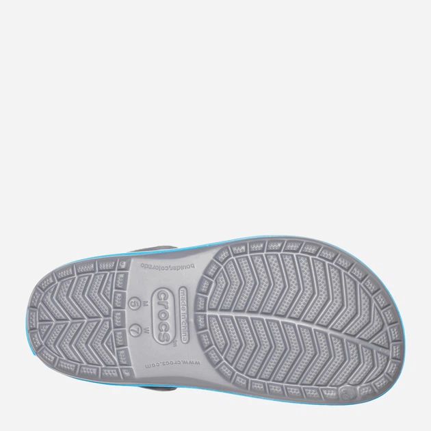 Chodaki damskie Crocs Crocband 11016-07W 37-38 (M5/W7) Szare (883503836822) - obraz 6