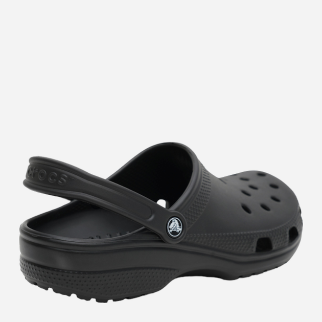 Chodaki męskie Crocs Classic Clog 10001-001 41-42 (M8/W10) 25.5 cm Czarne (841158002450) - obraz 4