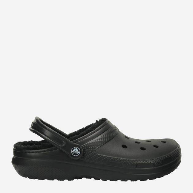 Chodaki męskie ocieplane Crocs Classic Lined Clog 203591-060 43-44 Czarne (887350811148) - obraz 1