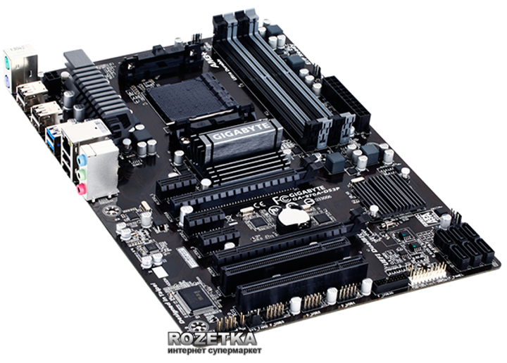 Материнская плата Gigabyte GA-970A-DS3P (sAM3+, AMD 970 / AMD SB950 ...