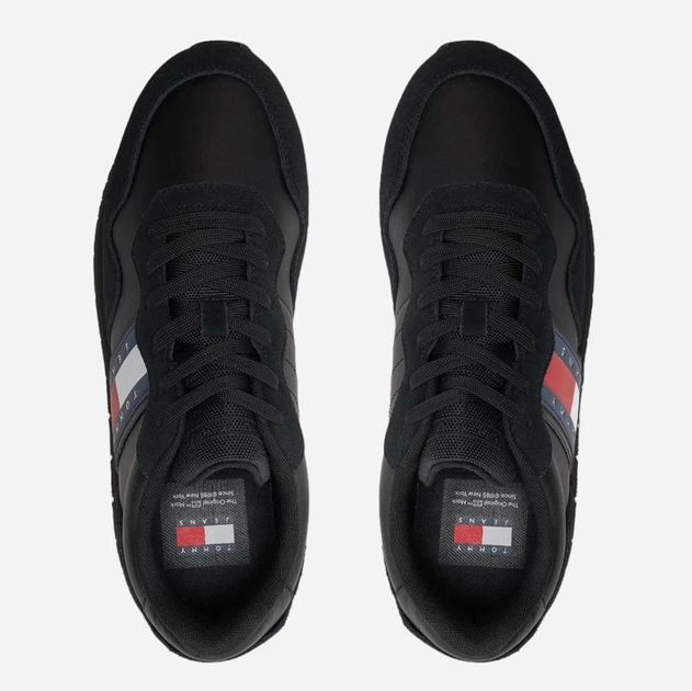Sneakersy męskie Tommy Jeans EM0EM01316-BDS 45 Czarne (8720646074426) - obraz 4