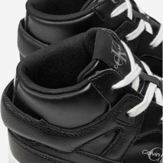 Sneakersy damskie skórzane za kostkę Calvin Klein Jeans YW0YW01489-0GM 36 Czarne (8720109962673) - obraz 5