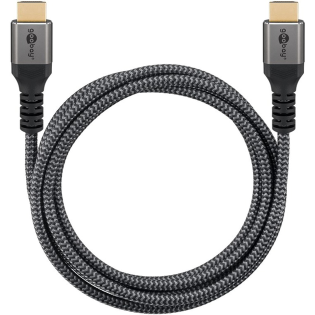 Kabel HDMI Goobay Plus Ultra High Speed ​​​​z Ethernetem 3 m Gray (4040849652622) - obraz 4