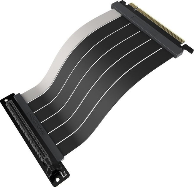 Райзер Cooler Master PCI-E 4.0 x16 V2 300 мм Black/Grey (4719512137772) - зображення 1