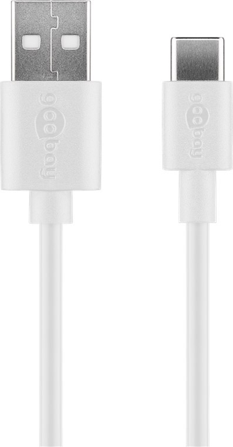 Зарядний пристрій Goobay USB-C Charger Set 12 W White (4040849449871) - зображення 2