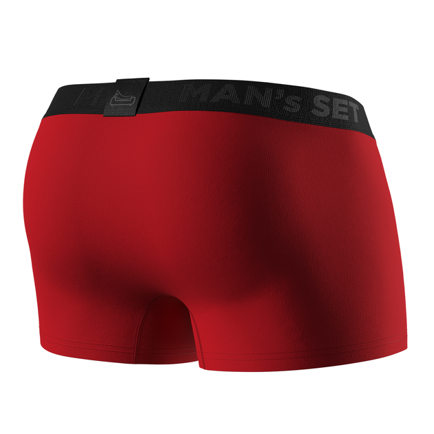 Трусы боксеры мужские хлопковые Anatomic Classic 1.2 Black Series, красный M BSO100-07 - изображение 4