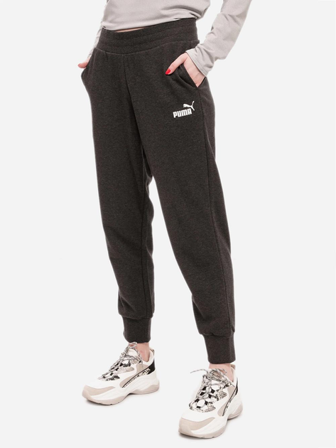 Акція на Спортивні штани жіночі Puma Ess Sweatpants Tr Cl 58684207 XL Темно-сірі від Rozetka