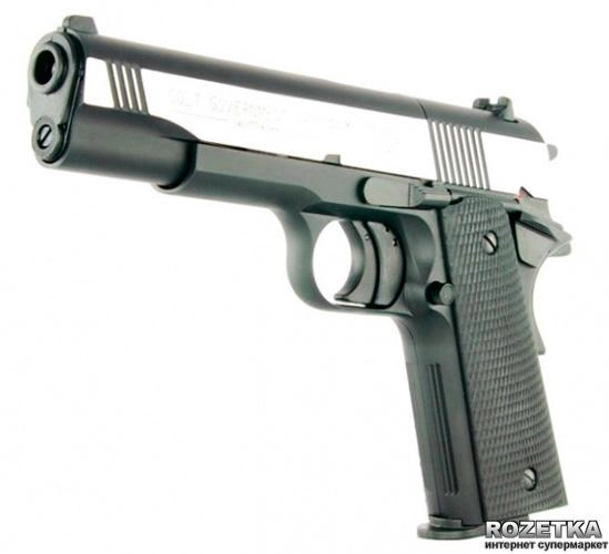 Пневматический пистолет Umarex Colt Government 1911 A1 Dark Ops (417.00.20) - изображение 2