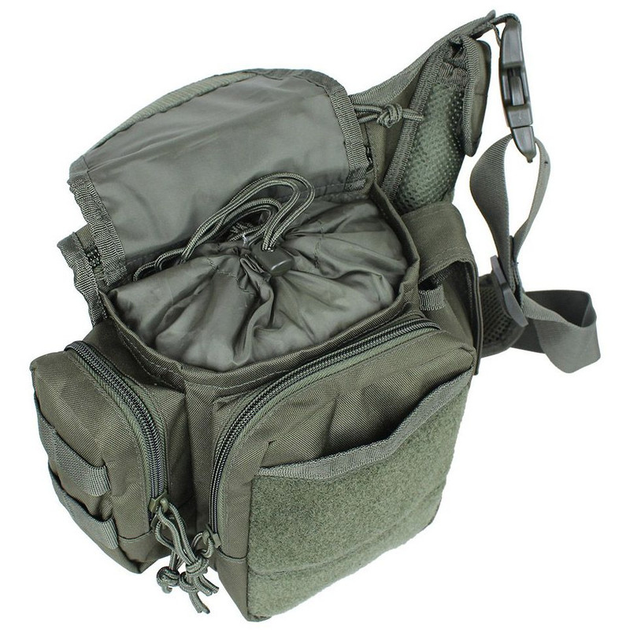 Сумка Mil-Tec тактична через плече однолямкова Олива SLING BAG MULTIFUNCTION OLIV (13726501) - изображение 2