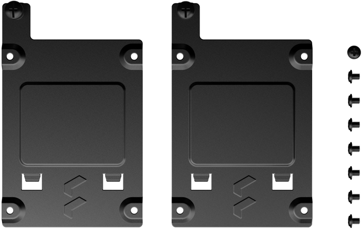 Rama montażowa SSD Fractal Design Type-B (2-pack) Black (FD-A-BRKT-001) - obraz 3
