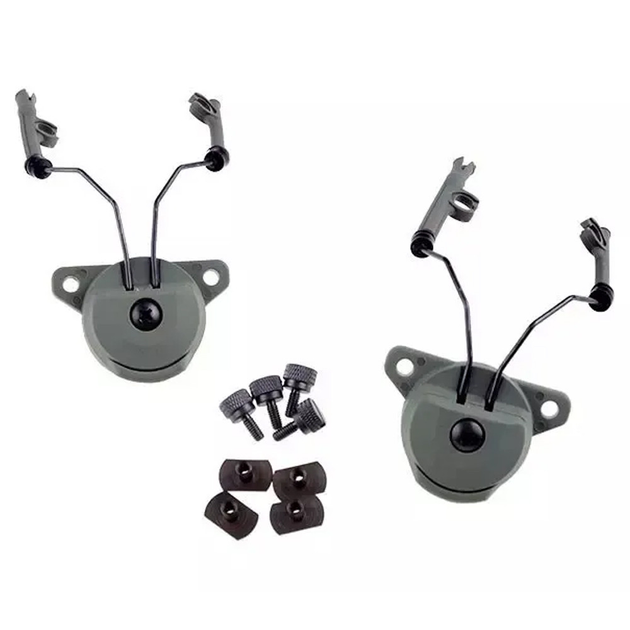 Крепление для наушников FMA Set of 2 Gen 1 Hearing Protector Mounts олива - изображение 1