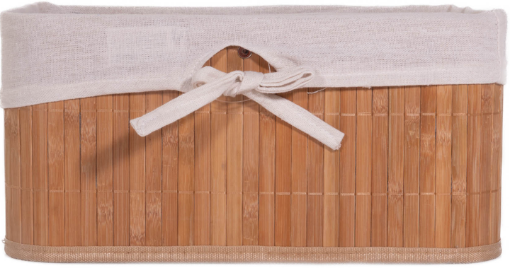 Zestaw koszy do przechowywania Storage solutions naturalny bambusowy (8719987088209) - obraz 3