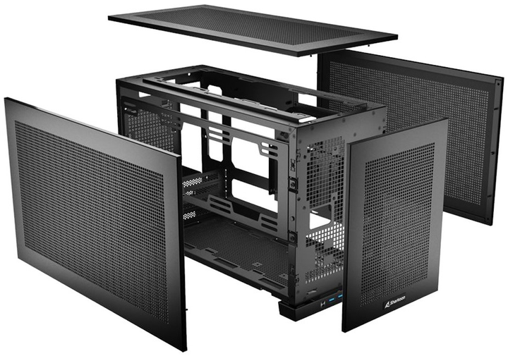 Корпус Sharkoon Rebel C20 ITX Black (4044951040513) - зображення 7