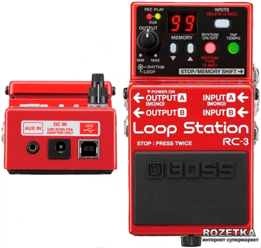 Педаль эффектов Boss RC-3 Loop Station – фото, отзывы