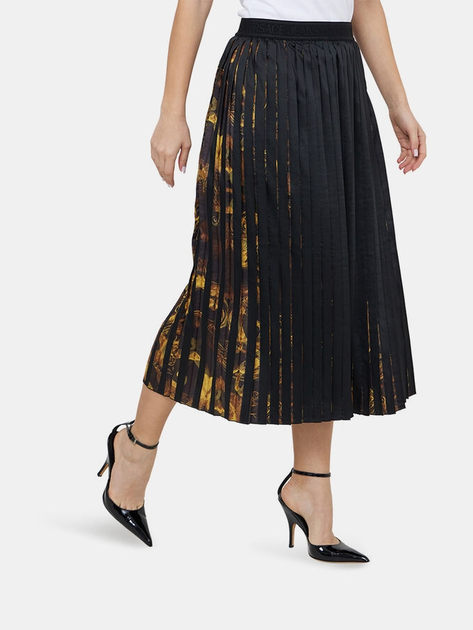 Spódnica damska midi Versace Jeans Couture vjc76hae810ns401g89 44 Czarna (8052019652604) - obraz 4