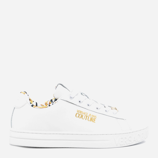 Sneakersy damskie do kostki skórzane Versace Jeans Couture vjc76va3sklzpa48003 40 Białe (8052019605242) - obraz 1