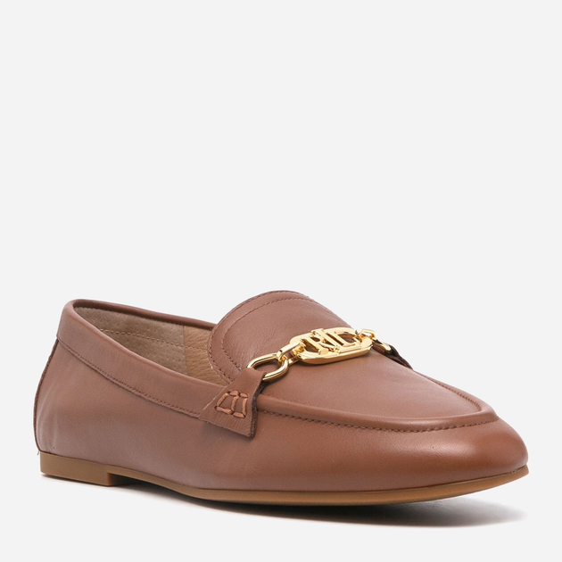 Loafersy damskie skórzane Lauren Ralph Lauren lrl802834983002 36.5 (6.5US) Brązowe (3616419723132) - obraz 2