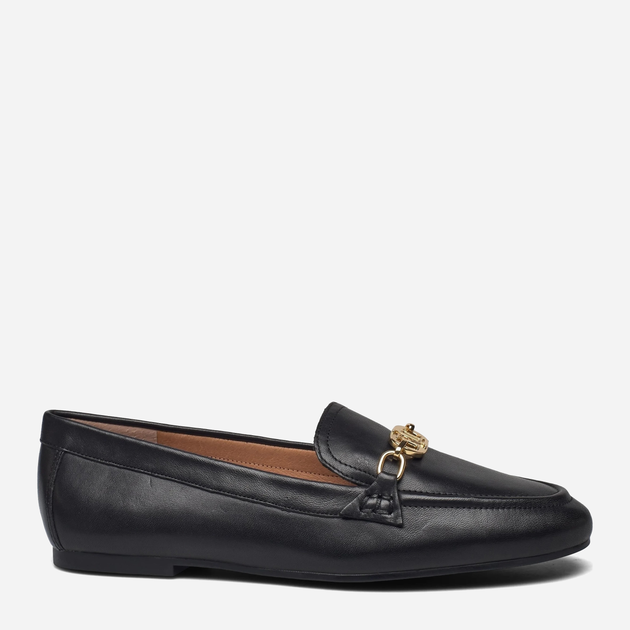 Loafersy damskie skórzane Lauren Ralph Lauren lrl802834983001 36.5 (6.5US) Czarne (3616419723019) - obraz 1