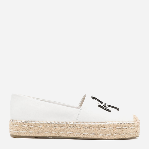 Espadryle damskie skórzane Tory Burch torb144346-109 37.5 (7.5US) Białe (196133575178) - obraz 1