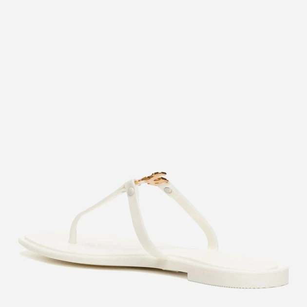 Klapki japonki damskie Tory Burch torb137704-102 39 (9US) Białe (196133575529) - obraz 3
