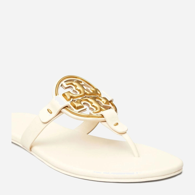 Klapki japonki damskie skórzane Tory Burch torb136593-101 39.5 (9.5US) Nudowe (196133581575) - obraz 3
