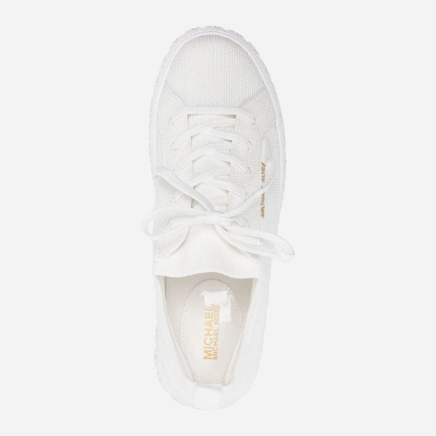 Trampki damskie do kostki Michael Kors mko43s4gvfs1d-085 36 (6US) Białe (197677245343) - obraz 4