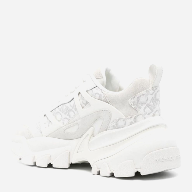 Sneakersy męskie na grubej podeszwie Michael Kors mko42s4pefs2b-085 42 (9US) Białe (197677648847) - obraz 3