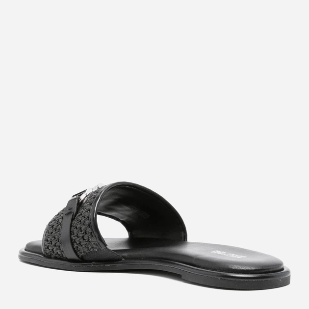 Klapki damskie eleganskie Michael Kors mko40s4ebfs1d-003 39 (9US) Czarne (197677387265) - obraz 3