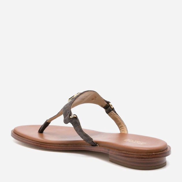 Klapki japonki damskie Michael Kors mko40r4jifaab-200 36 (6US) Brązowe (197677029486) - obraz 3