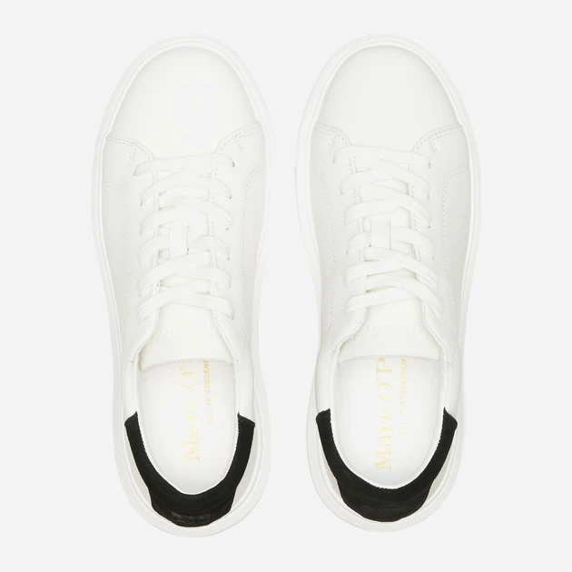 Sneakersy damskie do kostki skórzane Marc O'Polo mpo40118103501144127 41 Białe (4068066090751) - obraz 4