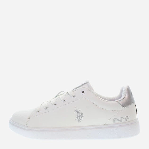 Sneakersy damskie do kostki U.S. Polo Assn uspmarlyn001w-whisil 41 Białe (8055197462614) - obraz 3