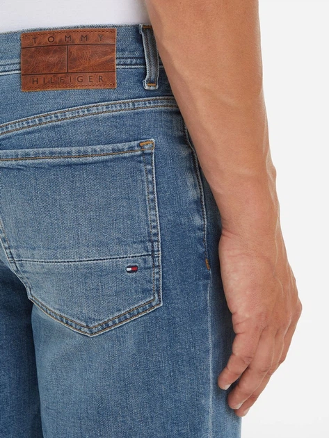 Spodenki męskie krótkie jeansowe Tommy Hilfiger thmw0mw351721bc 36 Niebieskie (8720646374236) - obraz 3