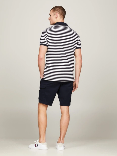 Koszulka polo męska Tommy Hilfiger thmw0mw177710a4 L Granatowa (8720646284641) - obraz 3