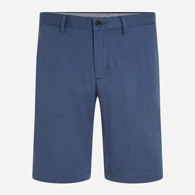 Шорти бавовняні короткі чоловічі Tommy Hilfiger thmw0mw23568dbz 32 Сині (8720643108339) - зображення 5