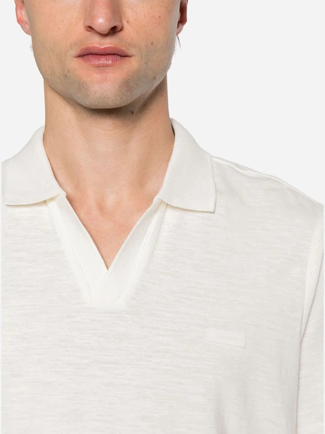 Koszulka polo męska Calvin Klein ckk10k112959yah M Biała (8720109272529) - obraz 4