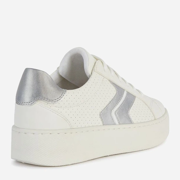Sneakersy damskie do kostki Geox geod45qxa054ajc1151 37 Białe (8056206542846) - obraz 4
