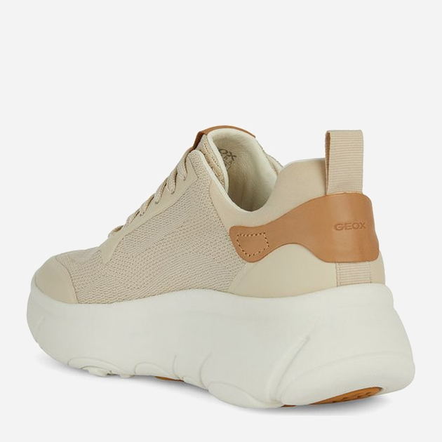 Sneakersy damskie Geox geod45nha06k9jc5322 39 Beżowe (8056206622036) - obraz 3